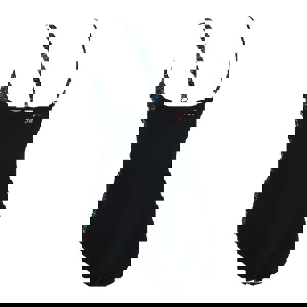 Black Zoggs Dusk Mystery Classicback swimsuit with blue white straps