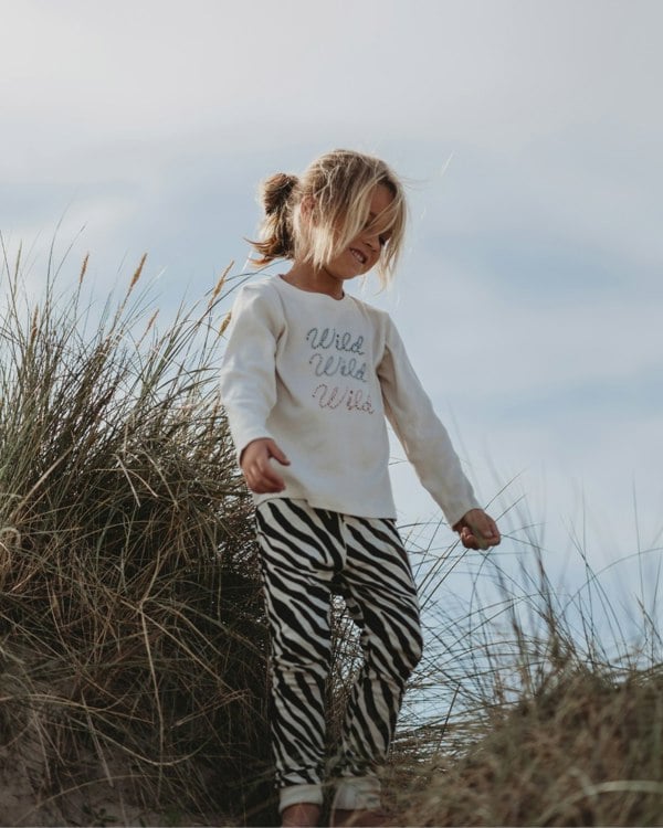 Multicolour Zebra Streak Print Leggings - image 1
