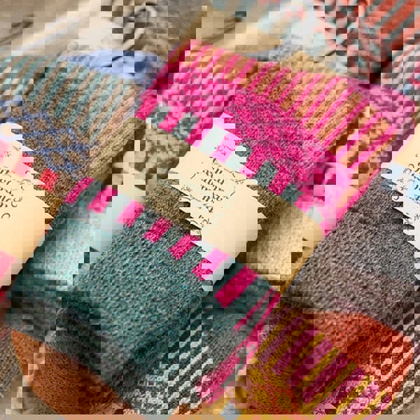 Anysox 5 Pairs Wool Socks One Size 5-9 Thick Warm Multicolor Winter