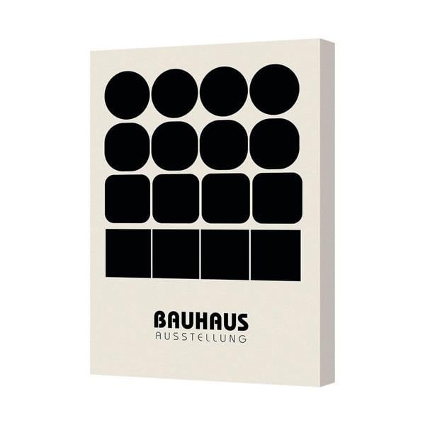 Benjamin Tate Design Bauhaus Grid Abstract Canvas Print Exhibition Poster