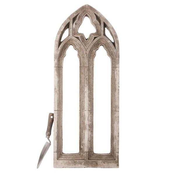 Medium Medieval Style Gothic Style Arch Garden Window