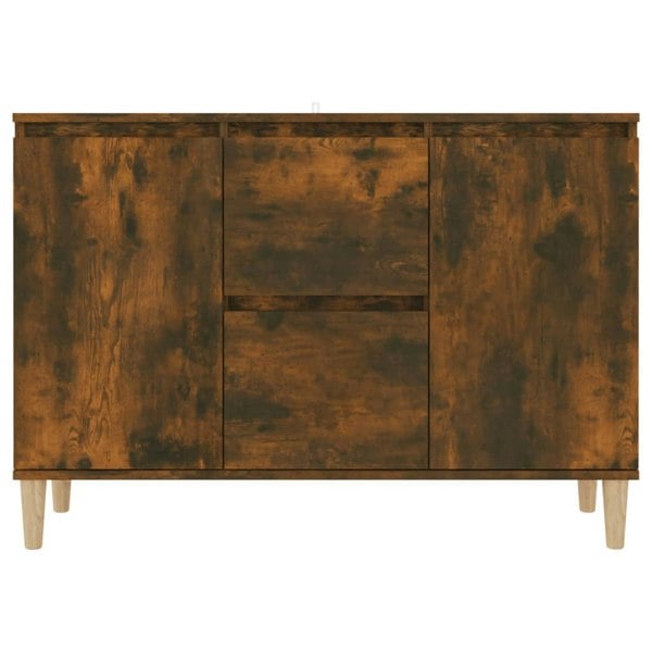 Berkfield Sideboard Smoked Oak 103.5x35x70 cm Engineered Wood