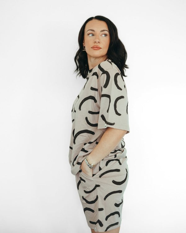 Audrey Stone Cove Print Shorts - image 2