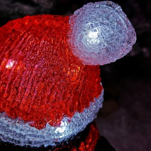 Samuel Alexander 30cm LED Soft Acrylic Penguin with Candy Cane Christmas Decoration