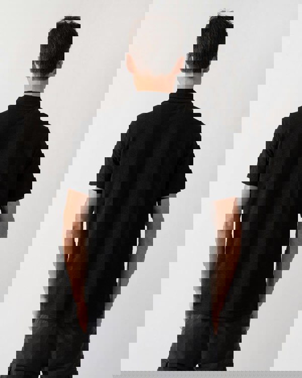 Lacoste Short Sleeved Mens Polo Shirt - Black 031 - CHO - Designer Mens Short Sleeve T-Shirts & Tops