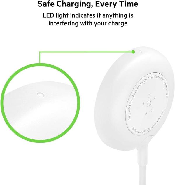 Belkin 10W Boost Charge Wireless Charging Pad with MagSafe White - WIA005btWH