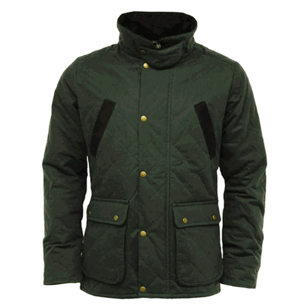 Green Mens Game Oxford wax jacket