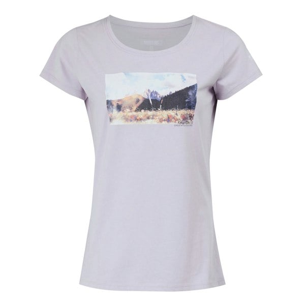 Regatta Womens/Ladies Breezed IV Mountain T-Shirt - Lilac Frost