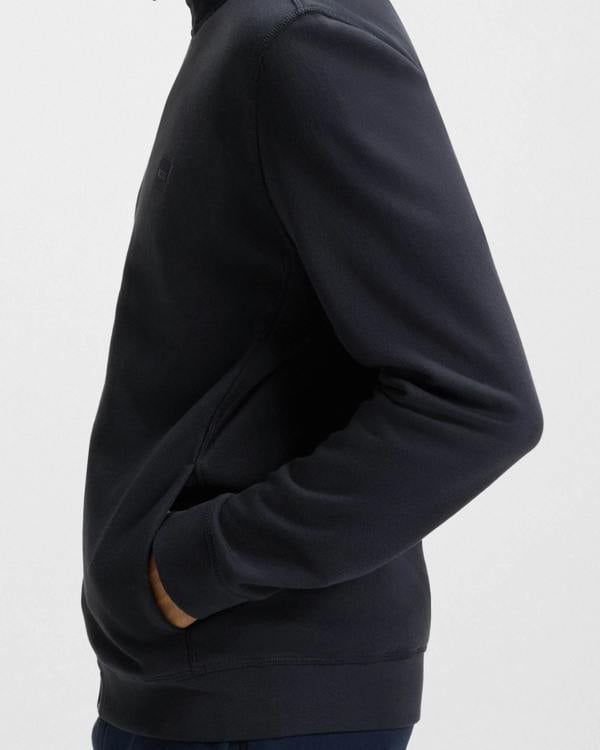 BOSS Orange Zestart Mens Full Zip Sweatshirt - Dark Blue 404