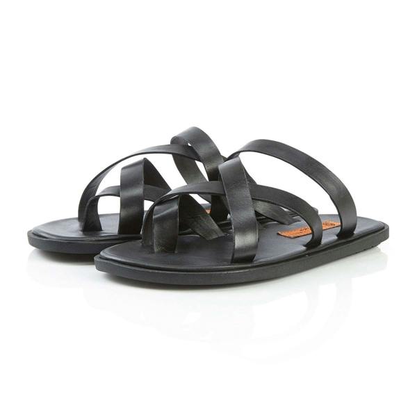 Silver Street London CROUCHEND Sandals   in  Black