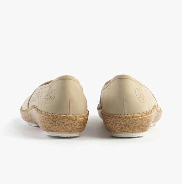 Rieker 44854-60 Womens Shoes - Beige