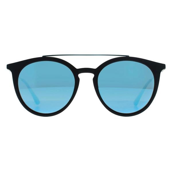 Skechers Sunglasses SE6107 02X Black Blue Blue Mirror