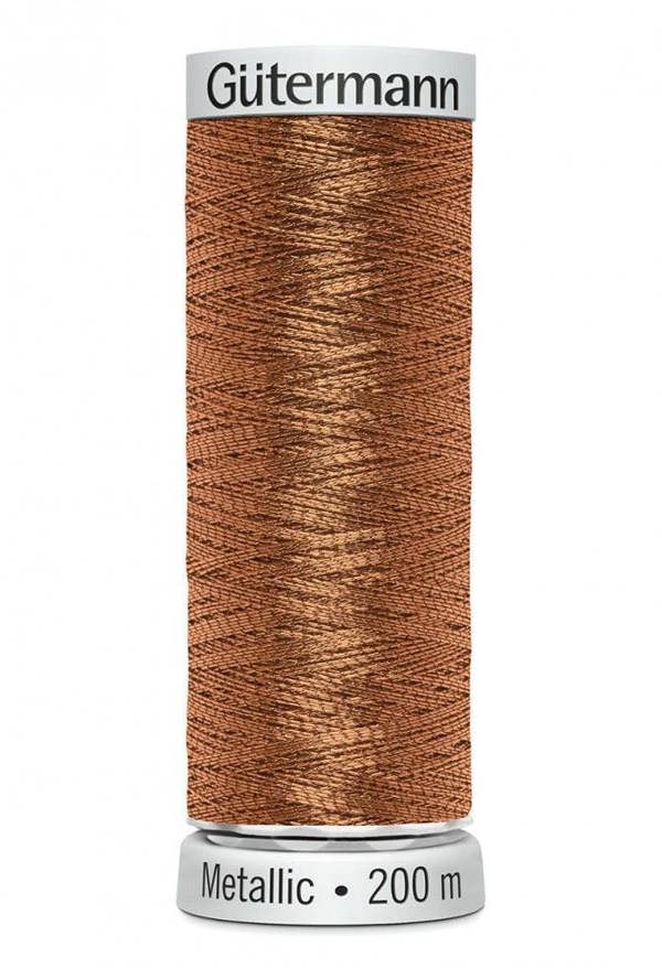 Gutermann Sulky Metallic Embroidery Thread 200m Polyamide, Polyester Thread Suitable For Embroidery