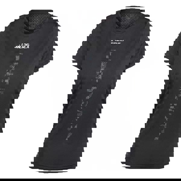 Adidas Womens/Ladies Terrex Agravic Trail Running T-Shirt - Black - 