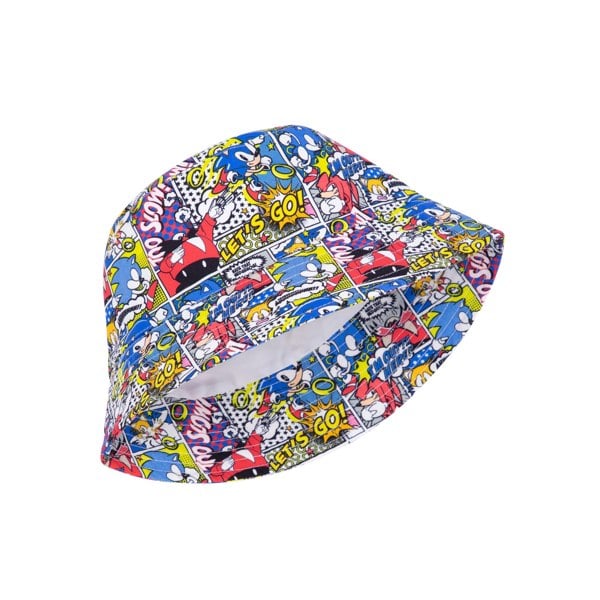 Sonic The Hedgehog Childrens/Kids Comic Bucket Hat - Multicoloured