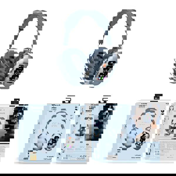 Leaper Wireless Head-mounted Bluetooth Headphones with Digital Display