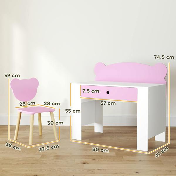 Kids Study Desk with Chair