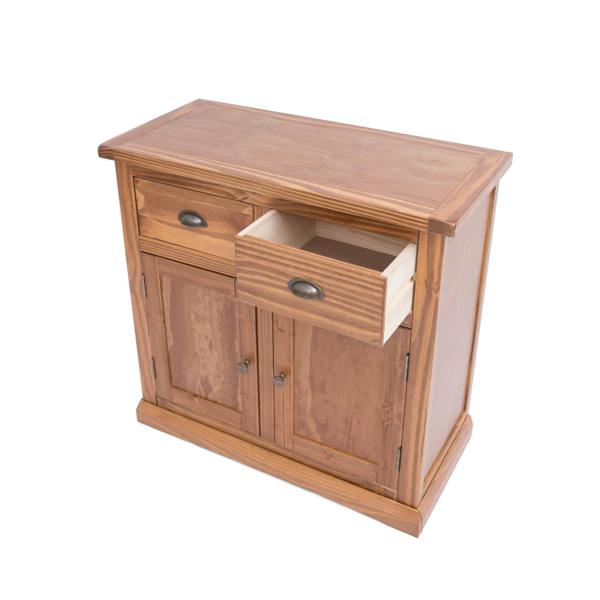 Cabinet Bits Tirolo Lacquered 2 Drawer 2 Door Sideboard Brass Cup Handle