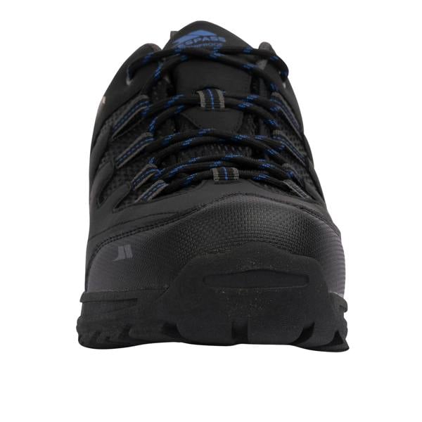 Trespass Mens Finley Low Cut Hiking Shoes - Black/Blue - 