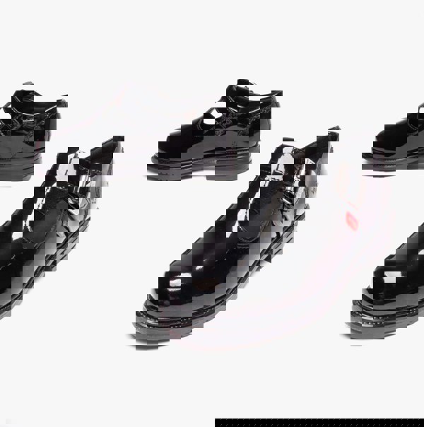 Kickers 116228 LACH T-BAR Girls School Shoes Black Patent