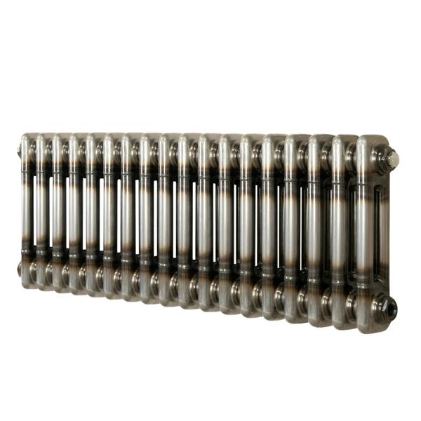 Monstershop Traditional 2 Column Radiator - 300 x 830mm - Raw Metal