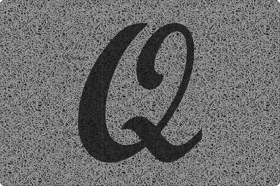 Nicoman Personalised Monogrammed Initial Letter Doormat 60 x 40cm