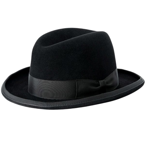 Gamble & Gunn Luxury Black Homburg