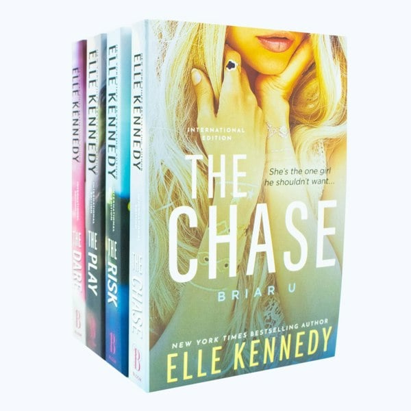 Elle Kennedy Briar U Series Collection 4 Books Set (The Chase, The Risk, The Play, The Dare)