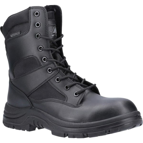 Amblers Safety Combat Hi-Leg Waterproof Metal Free Men's Safety Boots in Black