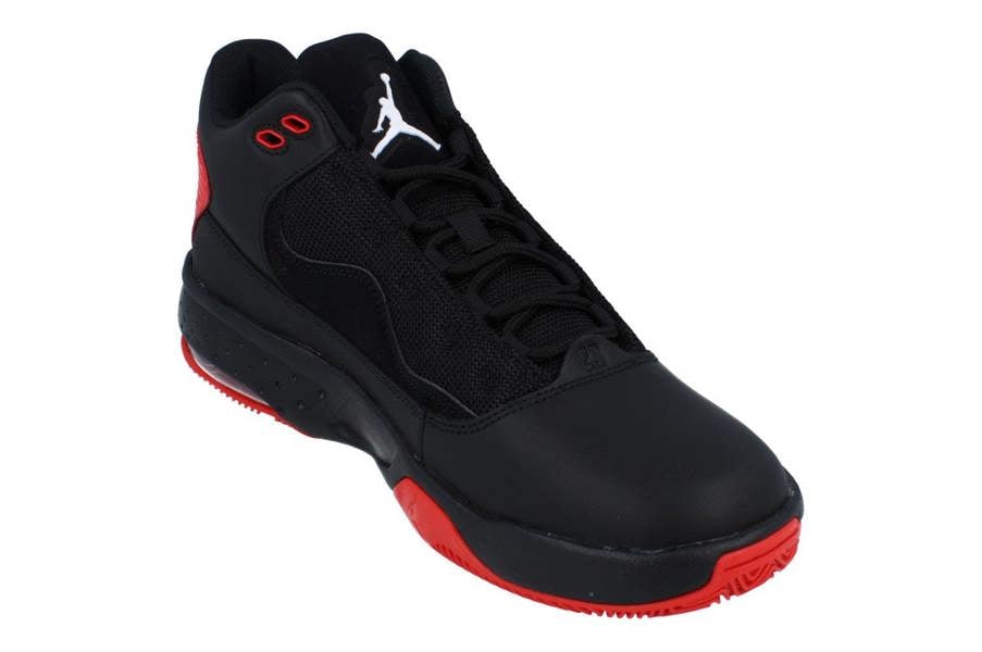 Nike Jordan Max Aura 2 Mens Basketball Trainers Ck6636  060 - Black White Chile Red 060 - Photo 3