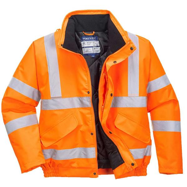 Hi-Vis Winter Bomber Jacket - Hi-Vis Trousers