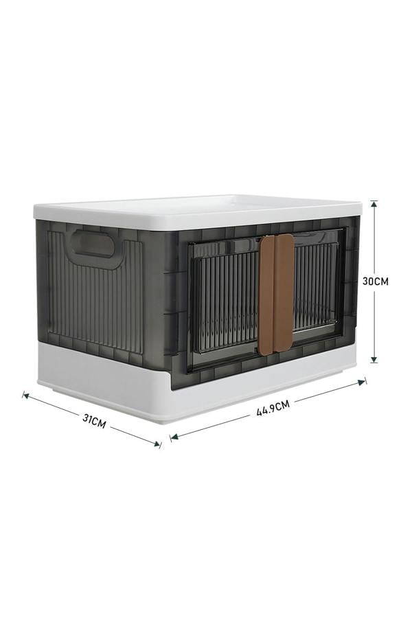 Living and Home 2-Door Collapsible Storage Organizer Box Wardrobe 48.7*31*30 CM