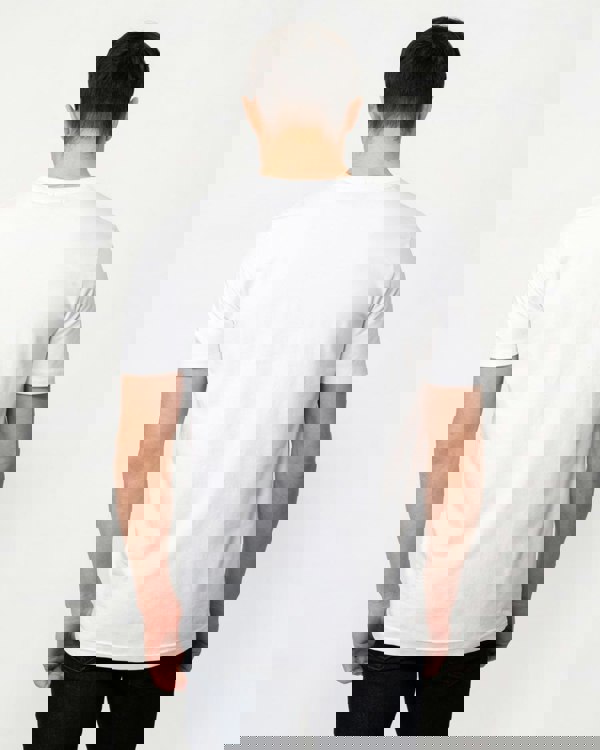 BOSS Green Tee V Mens Stretch Cotton V-Neck T-Shirt - White 100