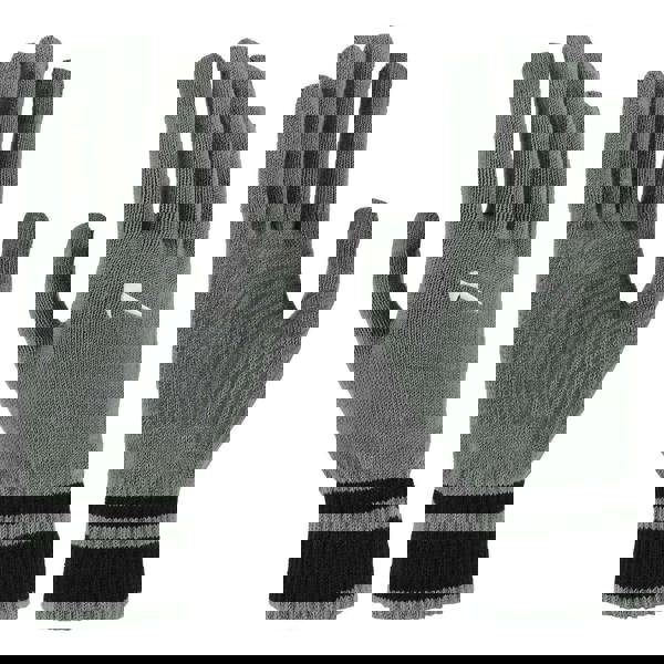 Nike Mens Gripped Knitted Gloves - Grey