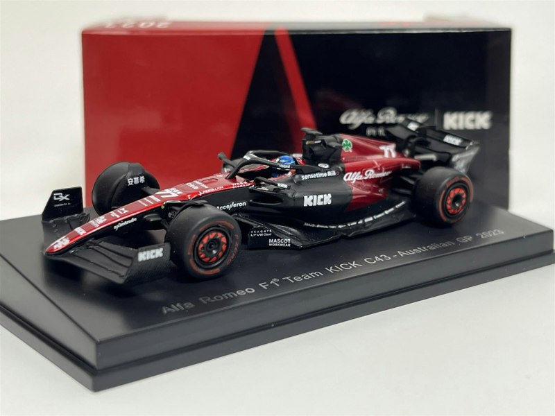 Sparky Valtteri Bottas Alfa Romeo F1 Team Kick C43 Australian GP 2023 1:64 Sparky Y281