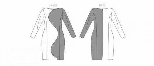 Vogue Sewing Pattern 1819, Dresses for Women, B5 (8-10-12-14-16) - Intermediate