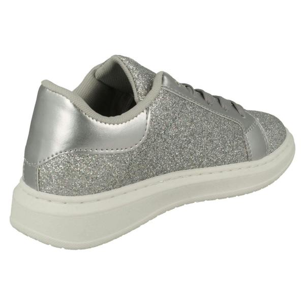 Spot On Girls Spot On Star Detailed Glitter Trainers H2642