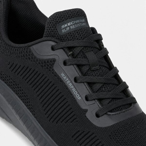 Skechers 108247WE Slip Resistant Work Trainers   in  Black