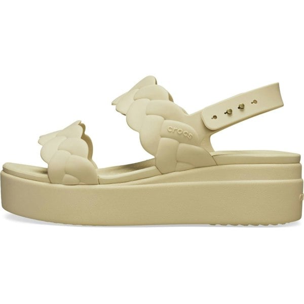 Crocs Brooklyn Woven Thermoplastic Women's Chai Sandals