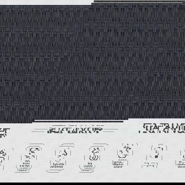 Rattan Double Lounge