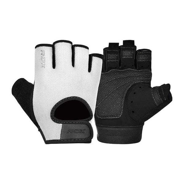 RDX Sports GYM WEIGHT LIFTING GLOVES T1 WHITE