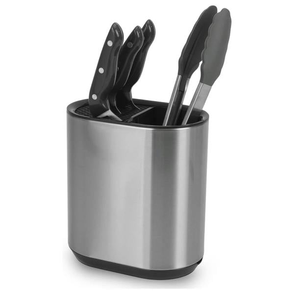 Top 3 Kitchen Knife Block and Utensil Holder Storage Caddy Stainless Steel
