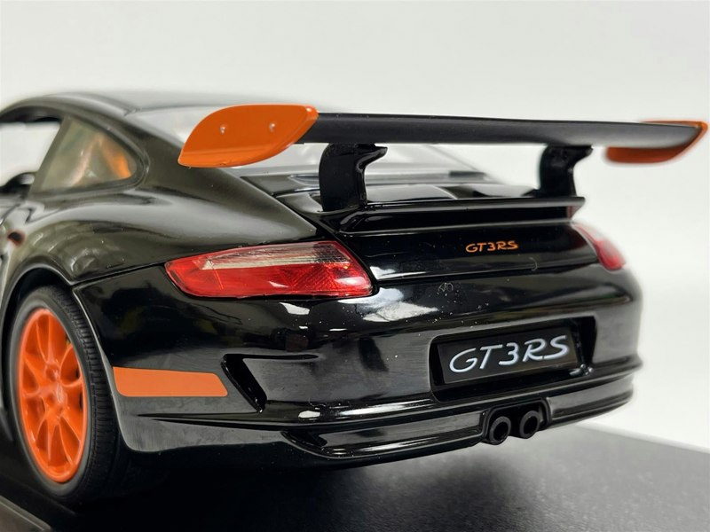 Welly 2007 Porsche 911 997 GT3 RS Black 1:18 Scale Welly 18015bk