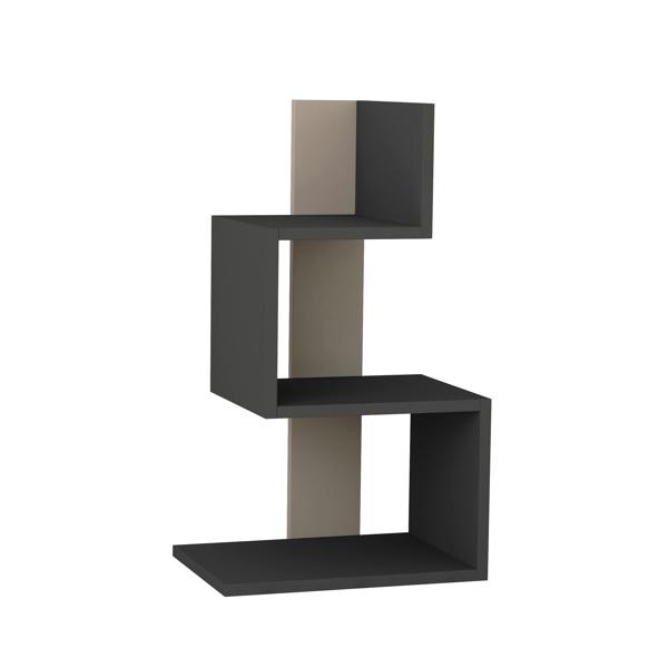 Decortie Rosie Modern 3 Tier Side Table with Storage Multipurpose End Table 72cm