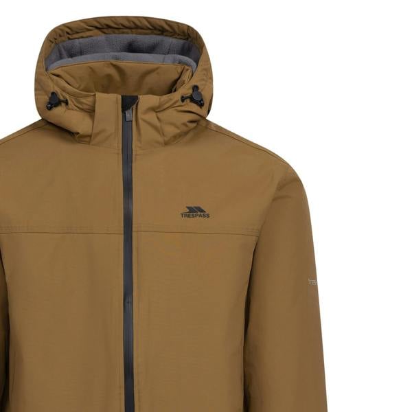 Trespass Mens Macsween Waterproof Jacket - Light Brown - 