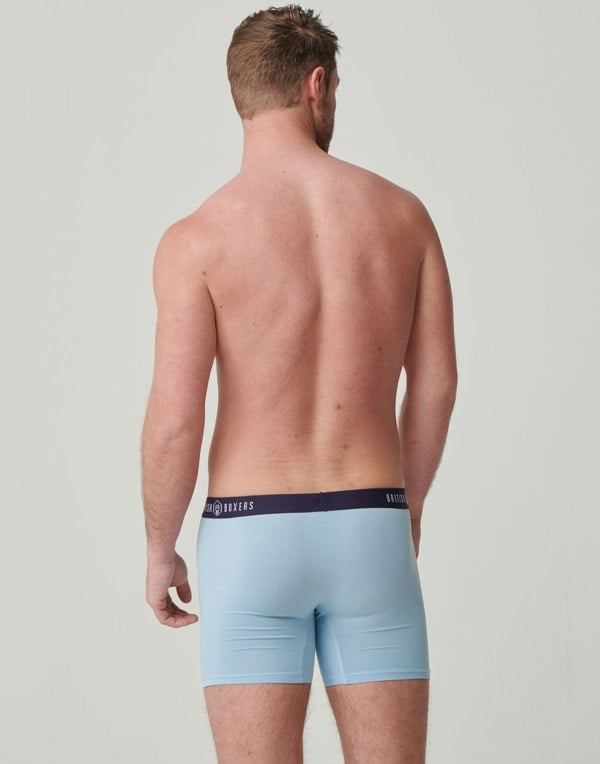 Bamboo Stretch Trunks – Light Blue - British Boxers