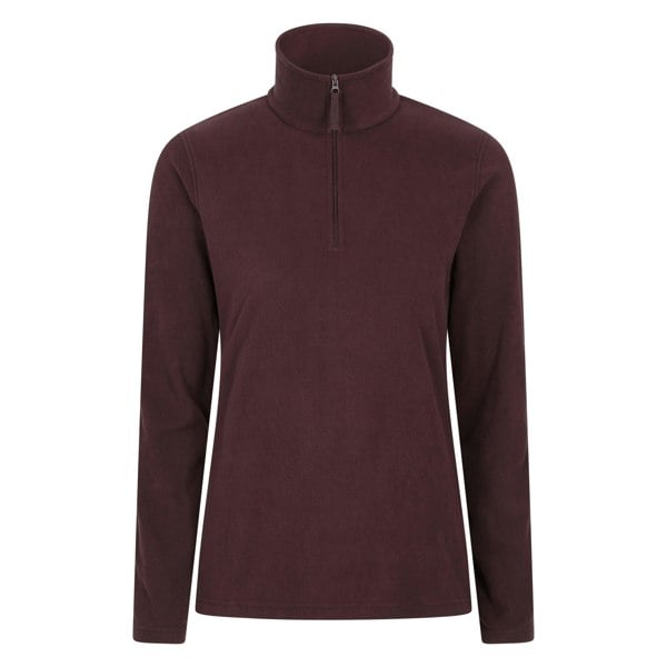 Mountain Warehouse Womens Camber II Fleece Top - Brown