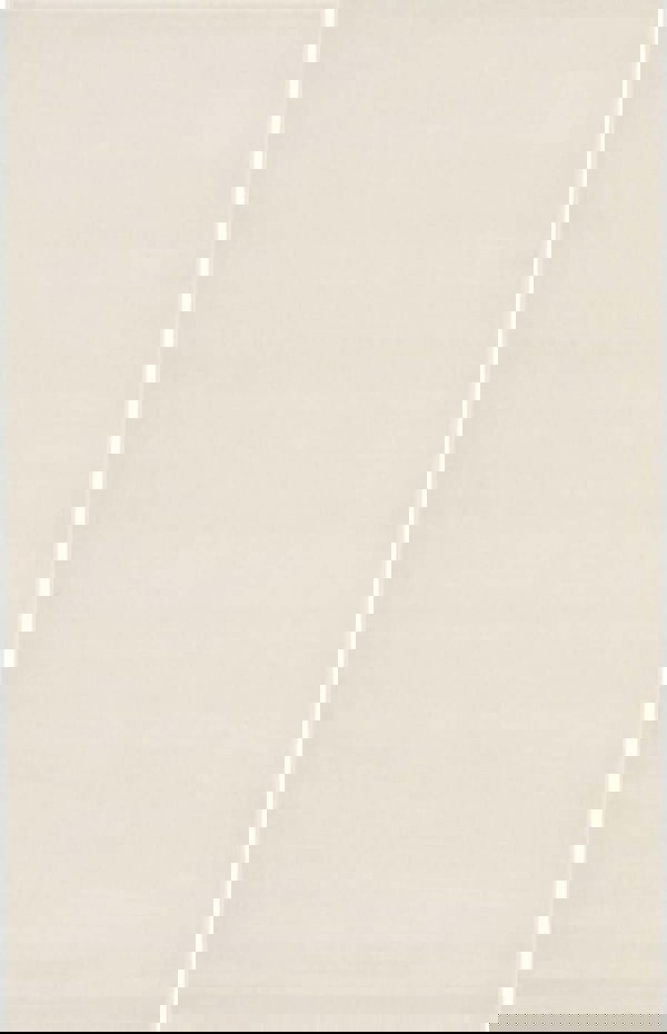 Solid Design Living Room Rug in Ivory – The Rugs