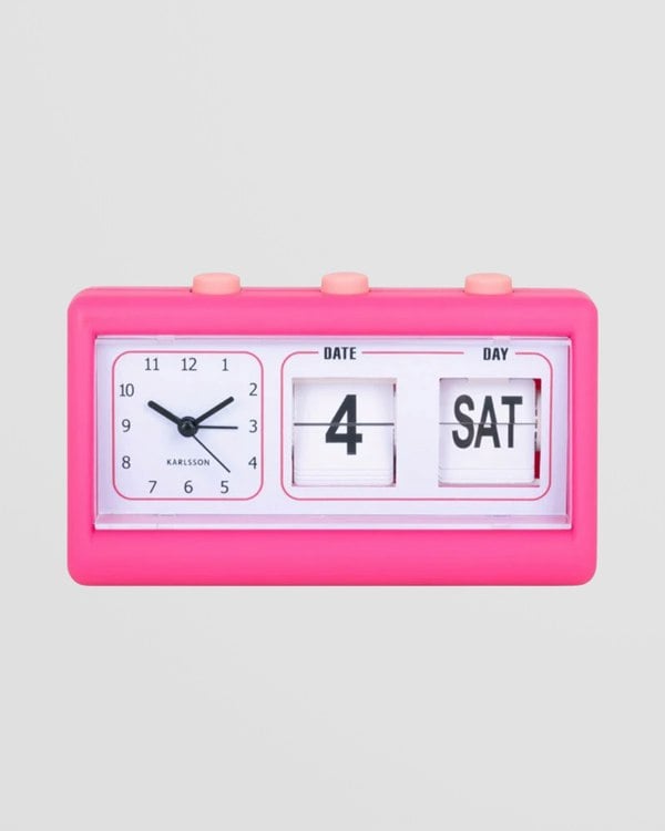 Karlsson Data Flip Alarm Clock – A Retro Twist on Timekeeping
