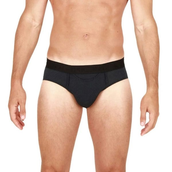 HOMBriefSimon Stripe Modal Stretch Mini HO1 Brief, BlackBoxers & Briefs